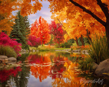 Charger l'image dans la galerie, Diamond Painting - Broderie Diamant - Arbres Dorés de l’Automne