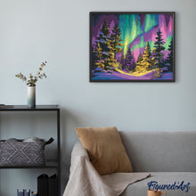 Charger l&#39;image dans la galerie, Broderie Diamant - Forêt Boréale
