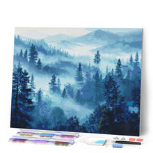 Charger l'image dans la galerie, Broderie Diamant - Brume dans les Pins