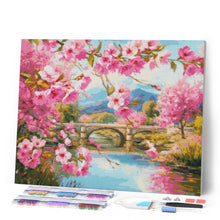 Charger l'image dans la galerie, Broderie Diamant - Pont aux Fleurs de Cerisier