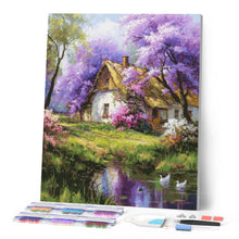 Charger l'image dans la galerie, Broderie Diamant - Cottage et Jacarandas