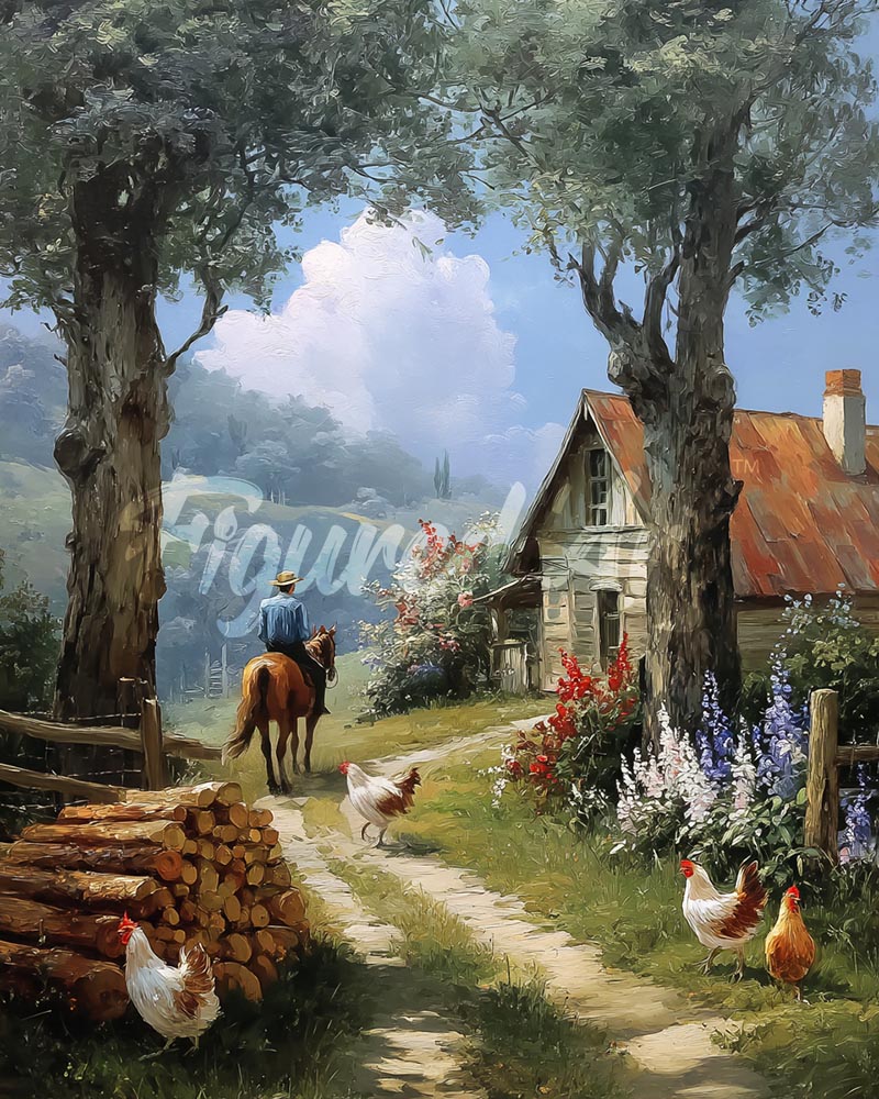 Diamond Painting - Broderie Diamant - Vie Rurale à la Ferme