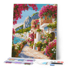 Charger l'image dans la galerie, Broderie Diamant - Allée Fleurie de Capri