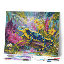 Charger l'image dans la galerie, Broderie Diamant - Salamandre Joyeuse