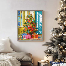 Charger l&#39;image dans la galerie, Broderie Diamant - Sapin de Noël Lumineux