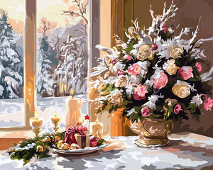 Diamond Painting - Broderie Diamant - Veillée de Noël Romantique