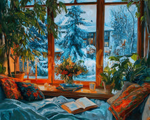 Charger l&#39;image dans la galerie, Diamond Painting - Broderie Diamant - Soirée d&#39;Hiver Douillette