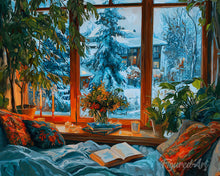 Charger l'image dans la galerie, Diamond Painting - Broderie Diamant - Soirée d'Hiver Douillette