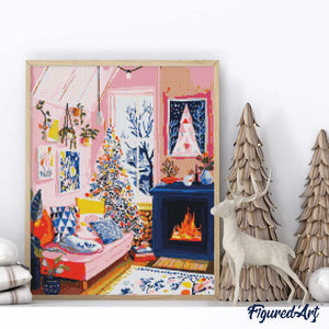 Broderie Diamant - Coin Festif Artistique