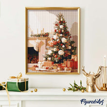 Charger l&#39;image dans la galerie, Broderie Diamant - Décor de Noël Élégant