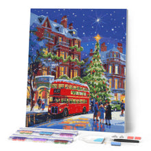 Charger l'image dans la galerie, Broderie Diamant - Rue de Noël à Londres