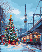 Charger l&#39;image dans la galerie, Diamond Painting - Broderie Diamant - Noël à Tokyo