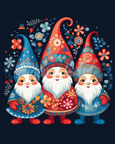 Diamond Painting - Broderie Diamant - Trio de Lutins