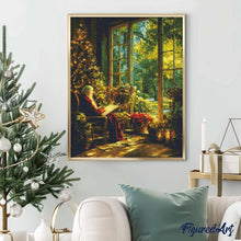 Charger l&#39;image dans la galerie, Broderie Diamant - Moment de Calme du Père Noël