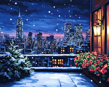 Charger l&#39;image dans la galerie, Diamond Painting - Broderie Diamant - Balcon d&#39;Hiver