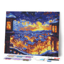 Charger l'image dans la galerie, Broderie Diamant - Nuit d'Hiver Lumineuse
