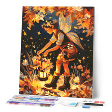 Charger l'image dans la galerie, Broderie Diamant - Fée d'automne mignonne
