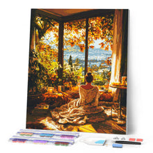 Charger l'image dans la galerie, Broderie Diamant - Matin d'automne douillet