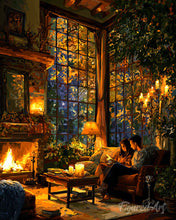 Charger l'image dans la galerie, Diamond Painting - Broderie Diamant - Soirée d'automne douillette