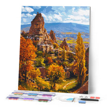 Charger l'image dans la galerie, Broderie Diamant - Château de Cappadoce à l'automne