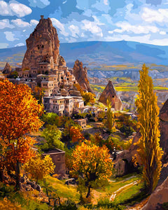 Diamond Painting - Broderie Diamant - Château de Cappadoce à l'automne