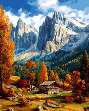 Charger l&#39;image dans la galerie, Diamond Painting - Broderie Diamant - Automne dans les Dolomites