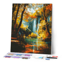 Charger l'image dans la galerie, Broderie Diamant - Cascade d'automne