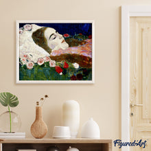 Charger l'image dans la galerie, Diamond Painting - Ria Munk sur son lit de mort - Klimt