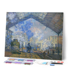 Charger l'image dans la galerie, Diamond Painting - La Gare Saint‑Lazare - Monet