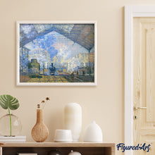 Charger l'image dans la galerie, Diamond Painting - La Gare Saint‑Lazare - Monet