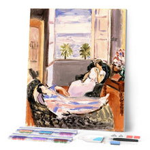 Charger l'image dans la galerie, Diamond Painting - Intérieur avec deux figures, fenêtre ouverte - Matisse