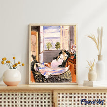 Charger l'image dans la galerie, Diamond Painting - Intérieur avec deux figures, fenêtre ouverte - Matisse