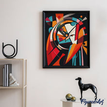 Charger l'image dans la galerie, Broderie Diamant - Roue du Temps Abstraite Éclatante