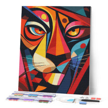 Charger l'image dans la galerie, Broderie Diamant - Tigre 3 Abstrait Éclatant