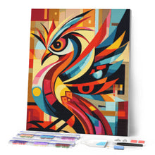 Charger l'image dans la galerie, Broderie Diamant - Oiseau Abstrait Éclatant