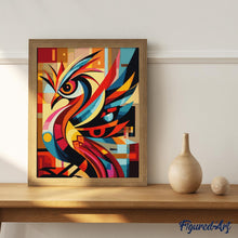 Charger l'image dans la galerie, Broderie Diamant - Oiseau Abstrait Éclatant