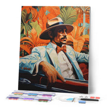 Charger l'image dans la galerie, Broderie Diamant - Gentleman tropical