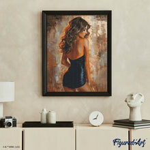 Charger l'image dans la galerie, Broderie Diamant - Portrait femme glamour