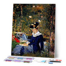 Charger l'image dans la galerie, Diamond Painting - Jeune femme au jardin - Manet