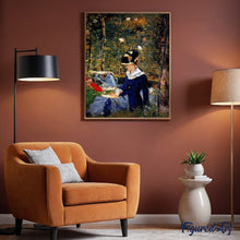 Charger l'image dans la galerie, Diamond Painting - Jeune femme au jardin - Manet