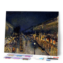 Charger l'image dans la galerie, Diamond Painting - Boulevard Montmartre, Effet de nuit - Pissarro