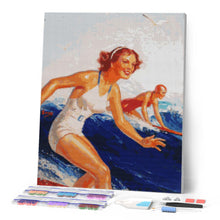 Charger l'image dans la galerie, Diamond Painting - Surfeuses d’Hawaï