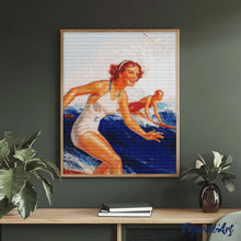 Charger l'image dans la galerie, Diamond Painting - Surfeuses d’Hawaï