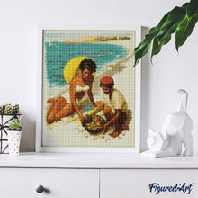 Charger l'image dans la galerie, Diamond Painting - Affiche vintage de la côte yougoslave