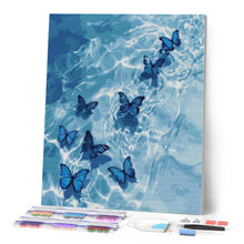 Charger l'image dans la galerie, Diamond Painting - Papillons Bleus sur l’Eau