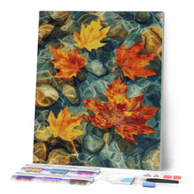 Charger l'image dans la galerie, Diamond Painting - Feuilles d’Ambre sur l’Eau