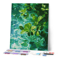 Charger l'image dans la galerie, Diamond Painting - Feuilles sur Eau Cristalline