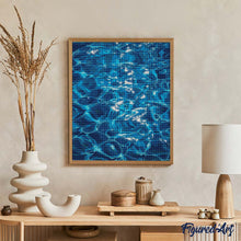Charger l'image dans la galerie, Diamond Painting - Reflets de Lumière Turquoise