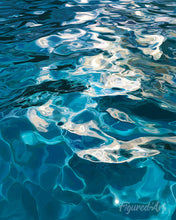 Charger l'image dans la galerie, Diamond Painting - Diamond Painting - Éclat Solaire Cristallin Bleu