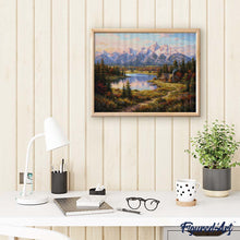 Charger l'image dans la galerie, Diamond Painting - Vallée des Reflets de Montagne